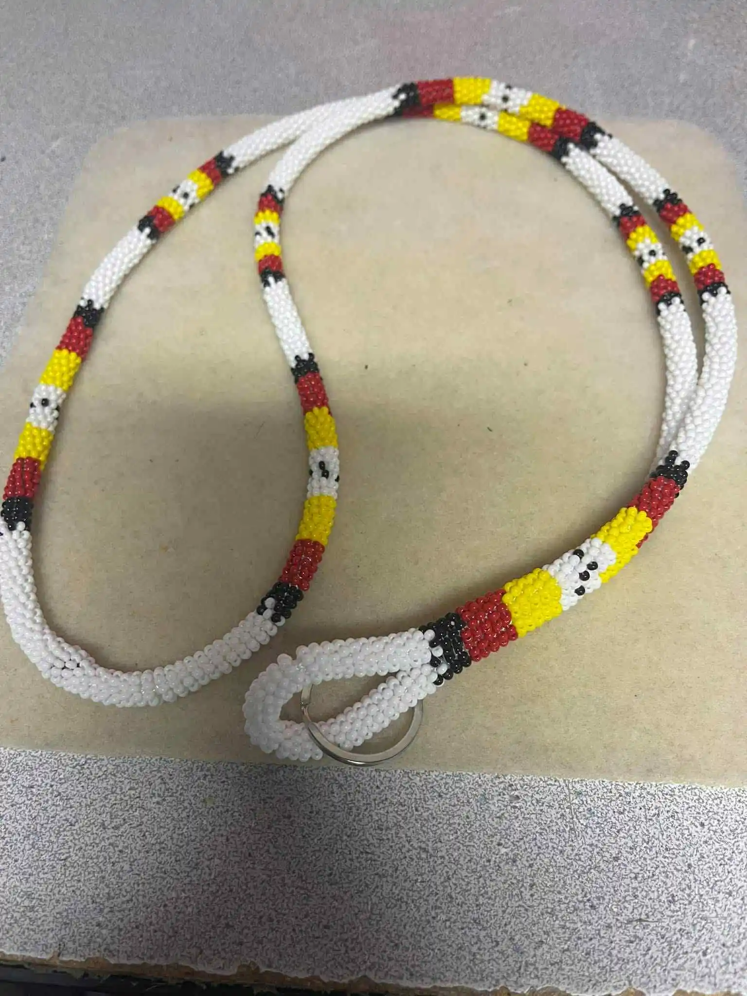 Handmade beaded lanyard design 4 from Thunder Bay
